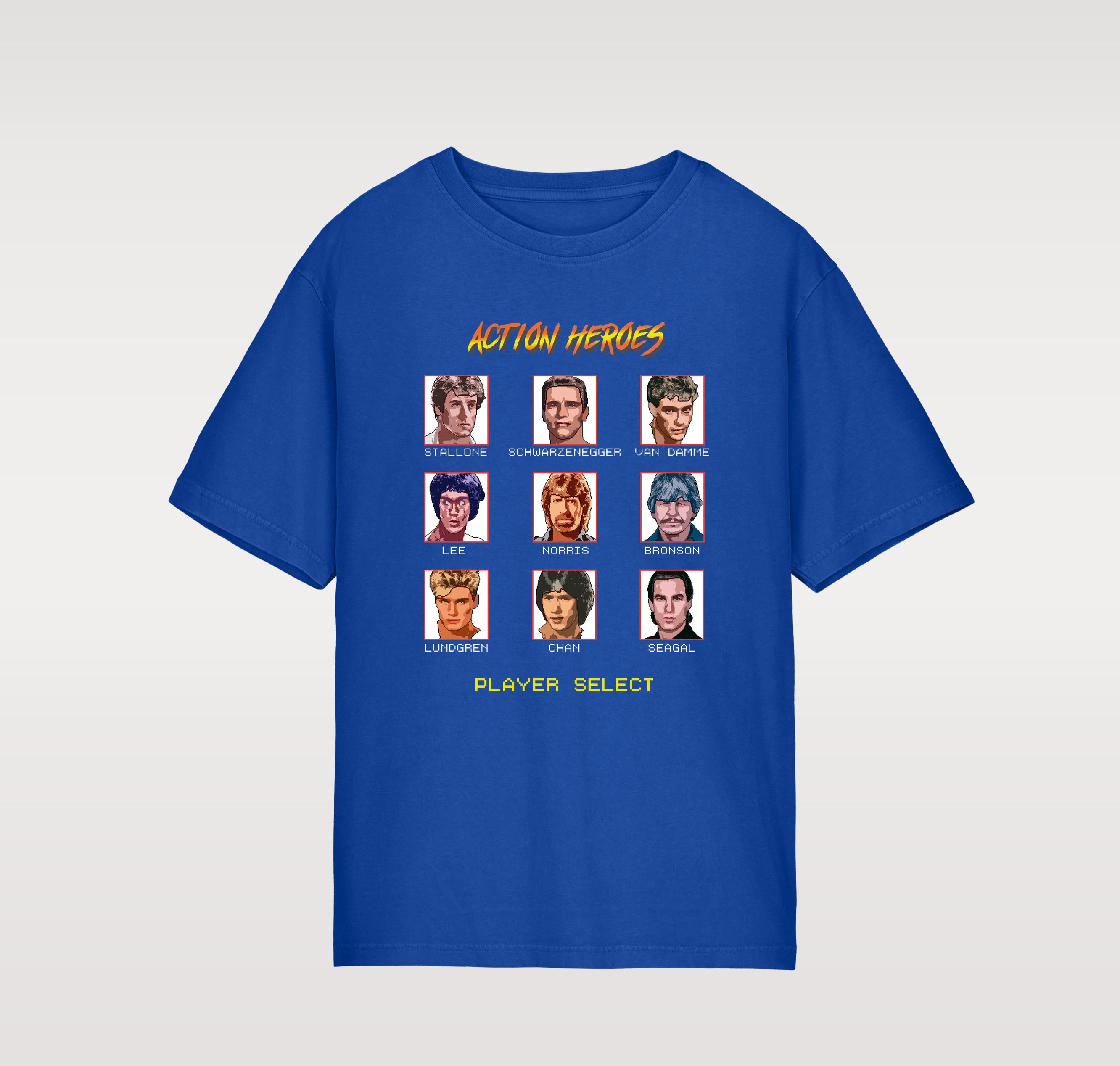 CAMISETA UNISEX ACTION HEROES  (GEN-7 STYLE)