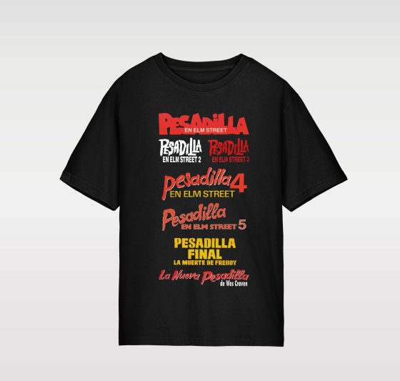 CAMISETA UNISEX PESADILLA EN ELM STREET (GEN-7 STYLE)