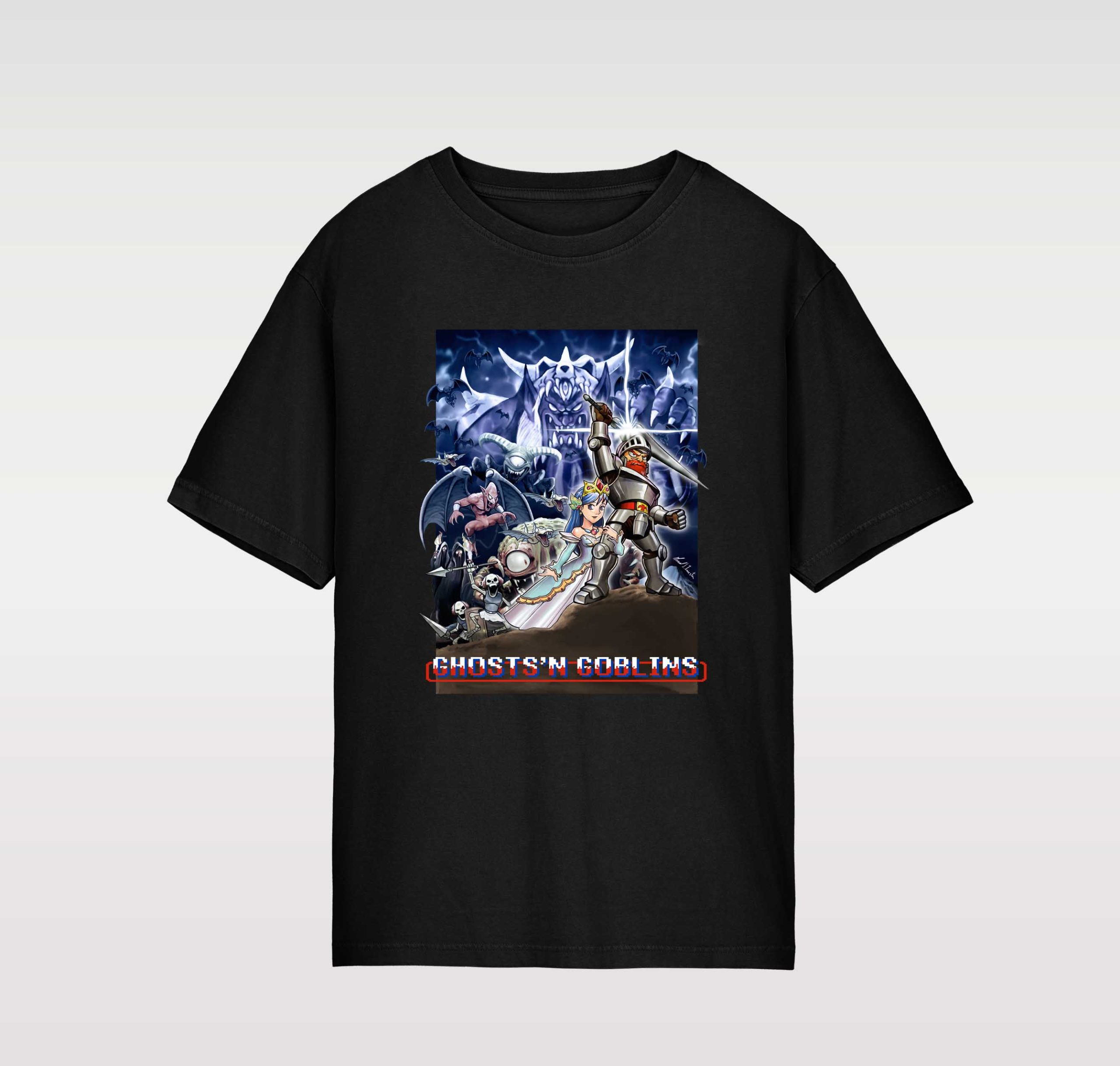 CAMISETA UNISEX GHOSTS 'N GOBLINS (GEN-7 STYLE)