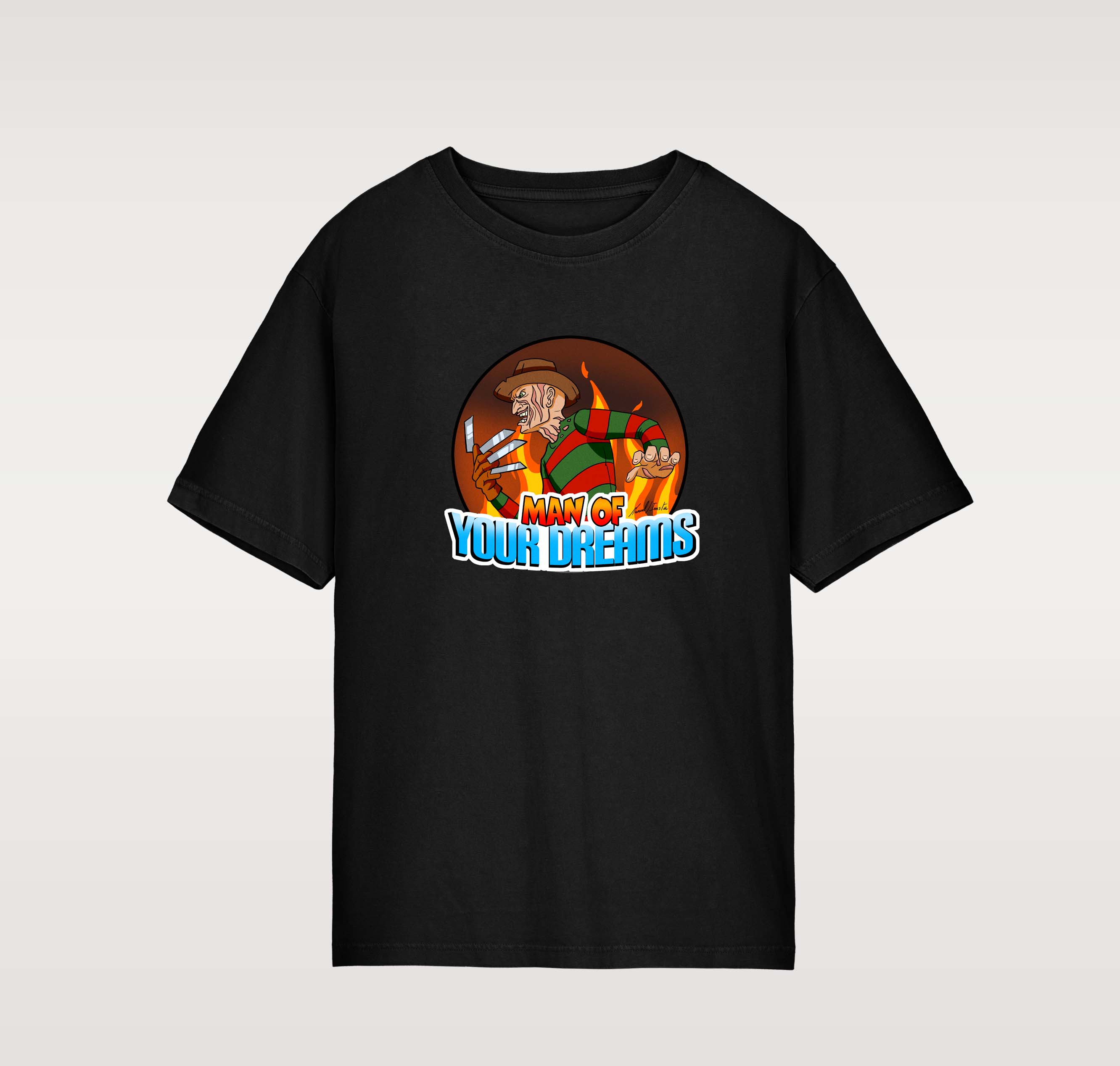 CAMISETA UNISEX FREDDY: MAN OF YOUR DREAMS (GEN-7 STYLE)