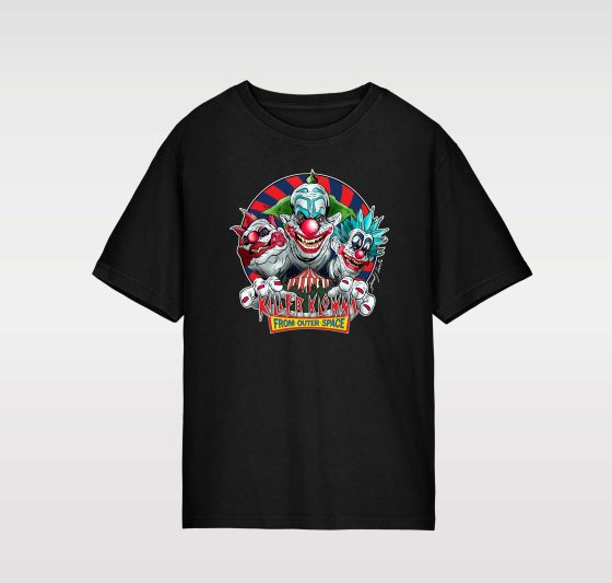 CAMISETA UNISEX  KILLER KLOWSN – PAYASOS ASESINOS DEL ESPACIO EXTERIOR (GEN-7 STYLE)