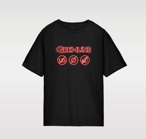 CAMISETA UNISEX LAS TRES REGLAS DE LOS GREMLINS (GEN-7 STYLE)