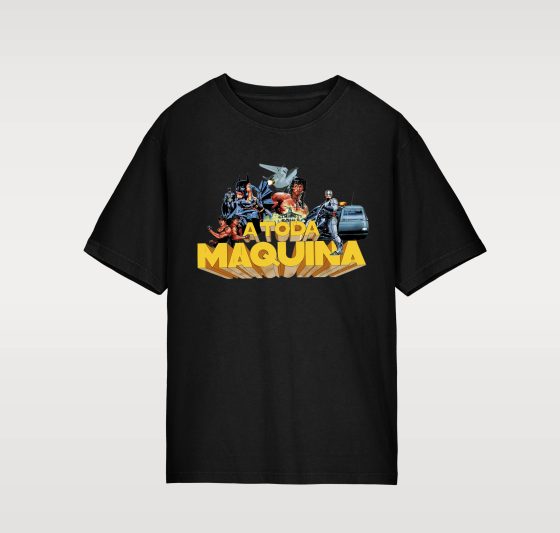 CAMISETA UNISEX  A TODA MÁQUINA VIDEOJUEGOS (GEN-7 STYLE)
