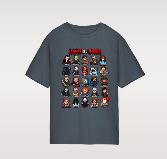 CAMISETA UNISEX ICONOS DEL TERROR (GEN-7 STYLE)